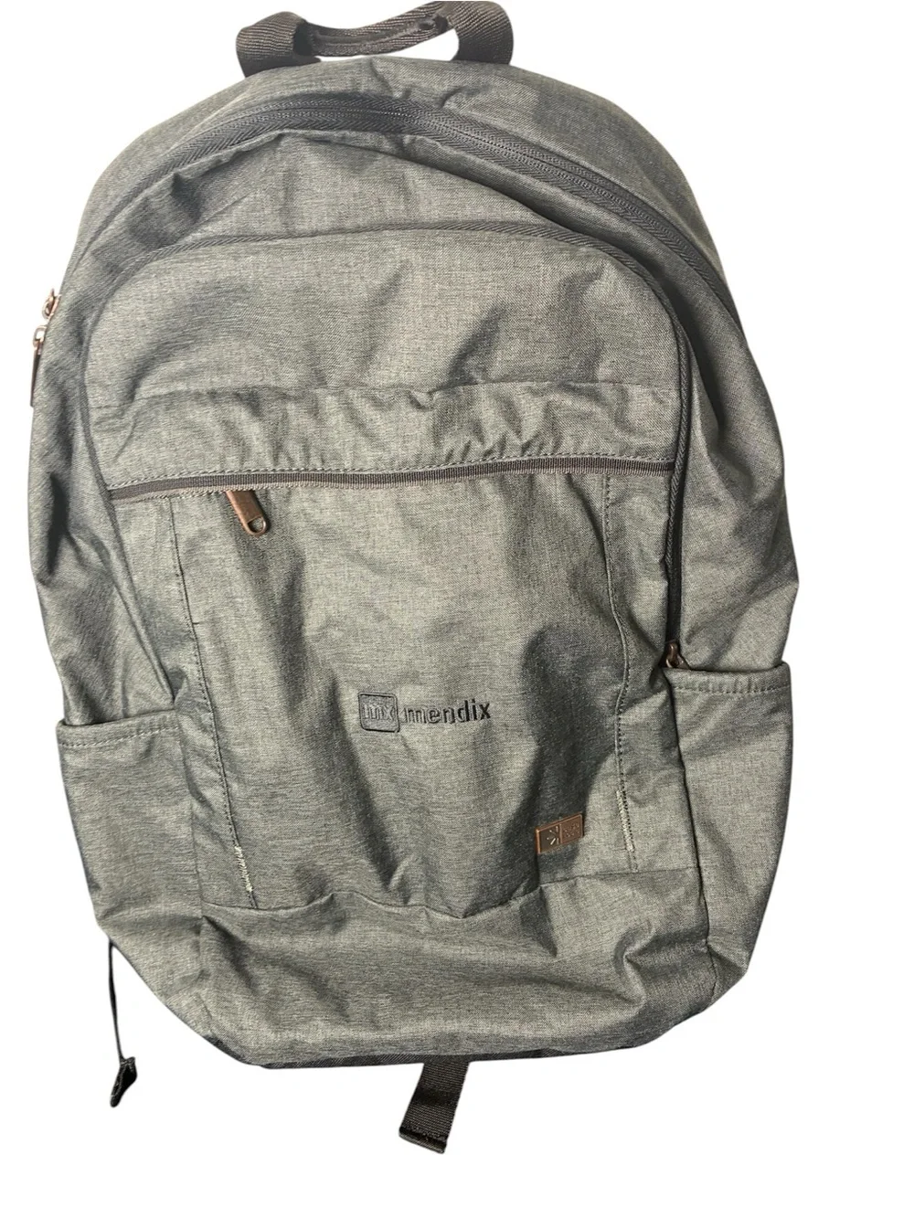 Men's Olive Gray Everyday Backpack Laptop Era 15.6 9.1 x11 x16.9